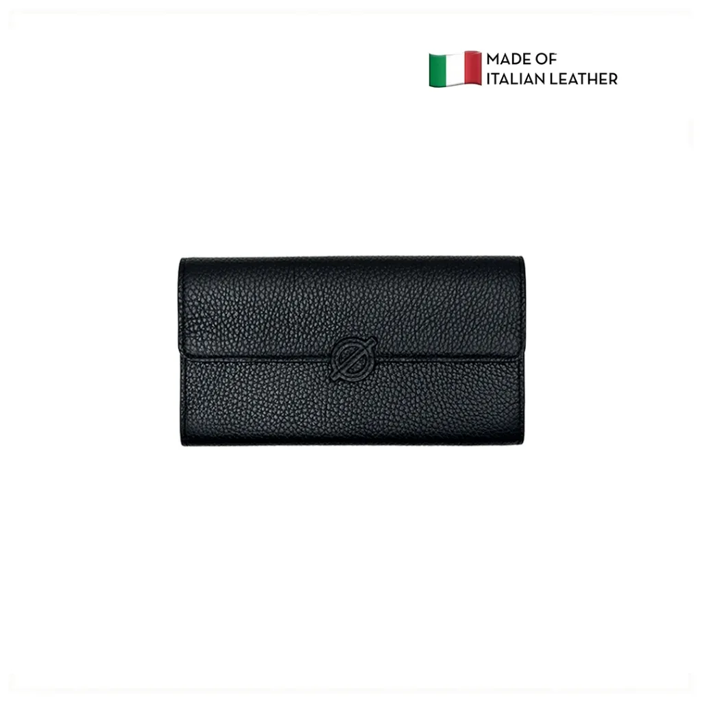 ROUNN Flap Wallet Dompet Wanita Panjang Kulit Asli