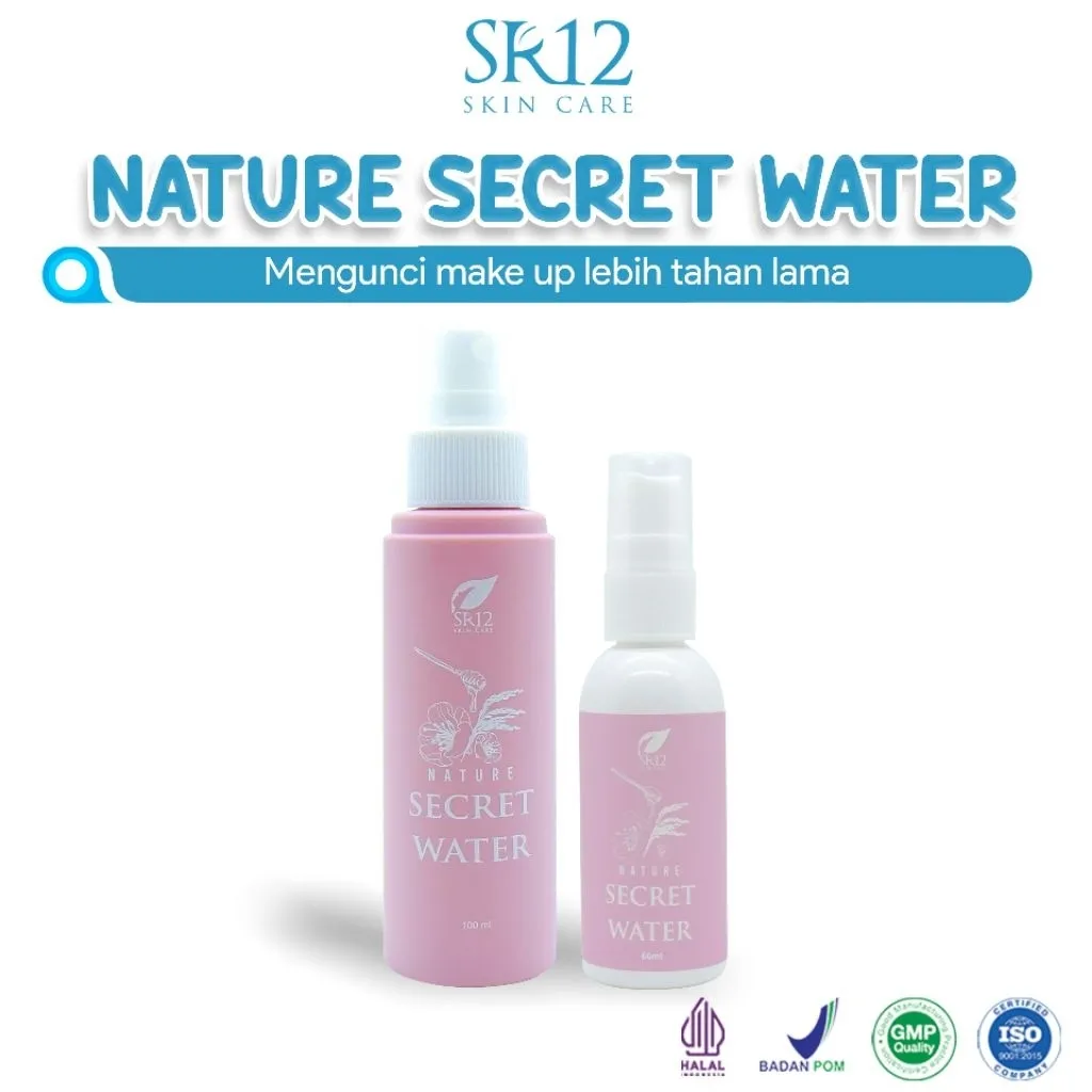 Nature Secret Water sr12 Untuk Make Up – Hydrating Toner/Essence untuk Semua Jenis Kulit Nature Secret Hydrating Water – Menutrisi Kulit & Bantu Cerahkan Nature Secret Water Toner – Melembapkan, Menyegarkan & Menenangkan Kulit
