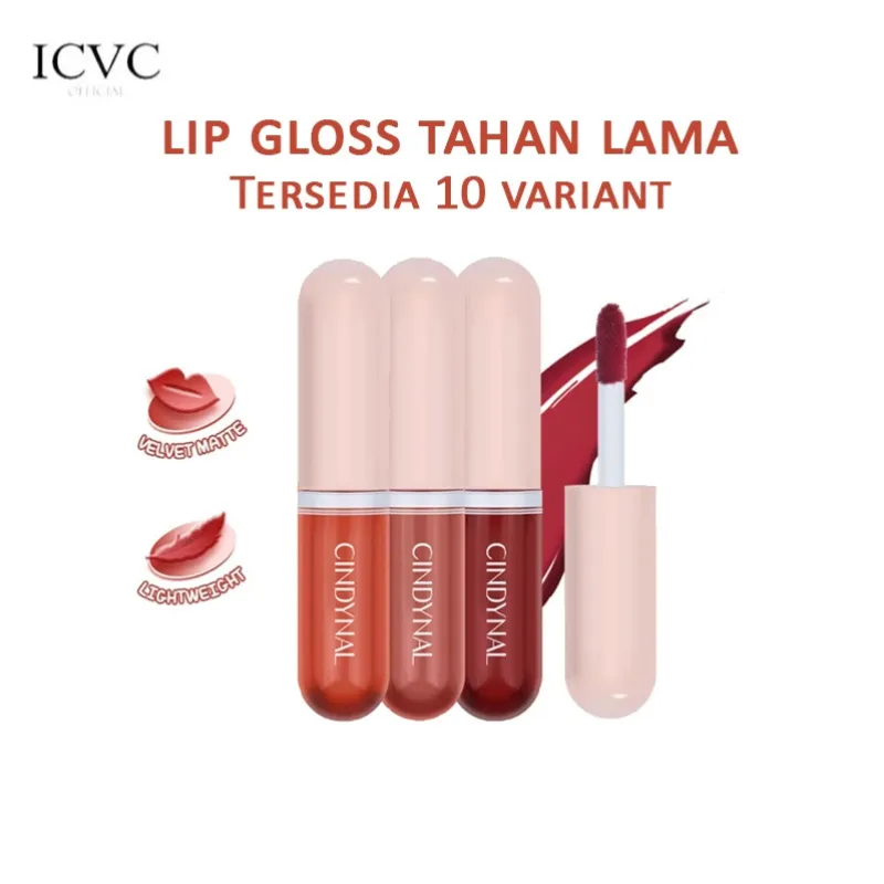 CINDYNAL | Matte Lipstick Capsule 10 Warna – Lipstik Matte Mini