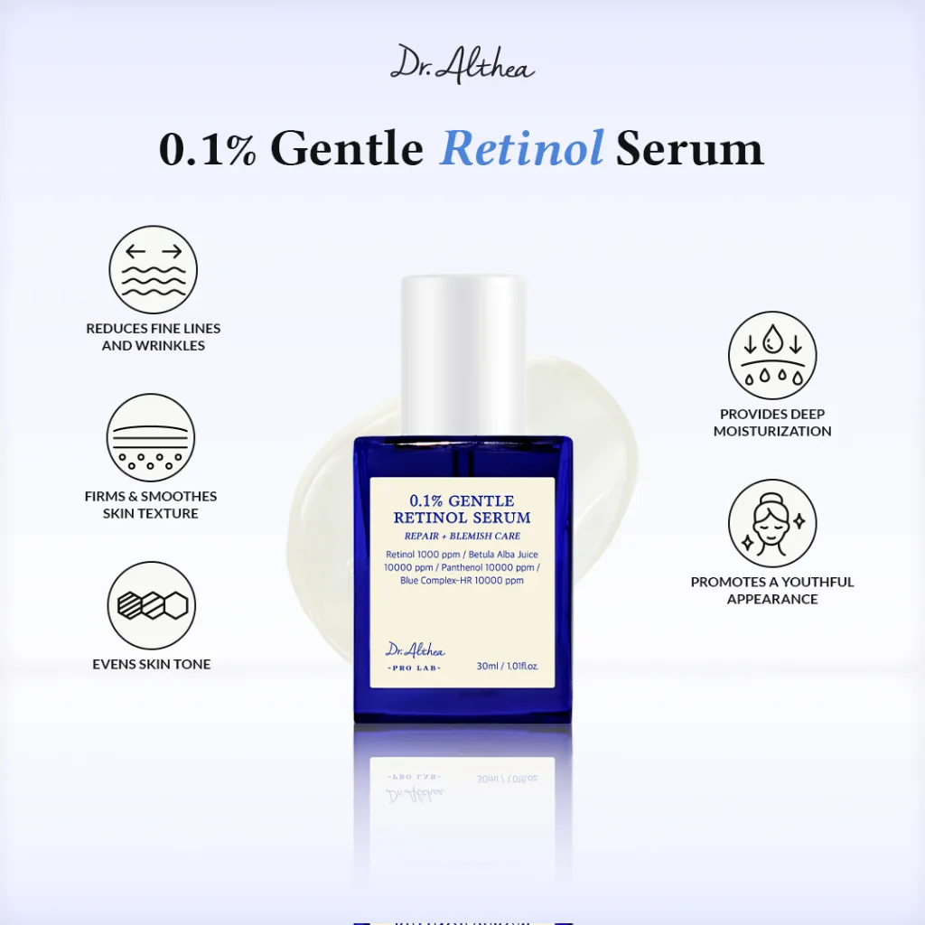 DR.ALTHEA 0.1% Gentle Retinol Serum 30ml