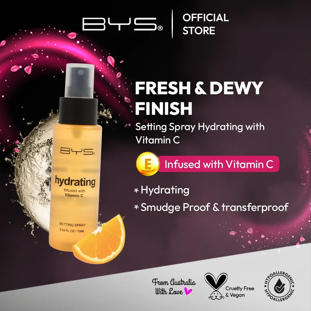 BYS Setting Spray Hydrating With Vitamin C - Flawless Dry Skin Kulit Kering