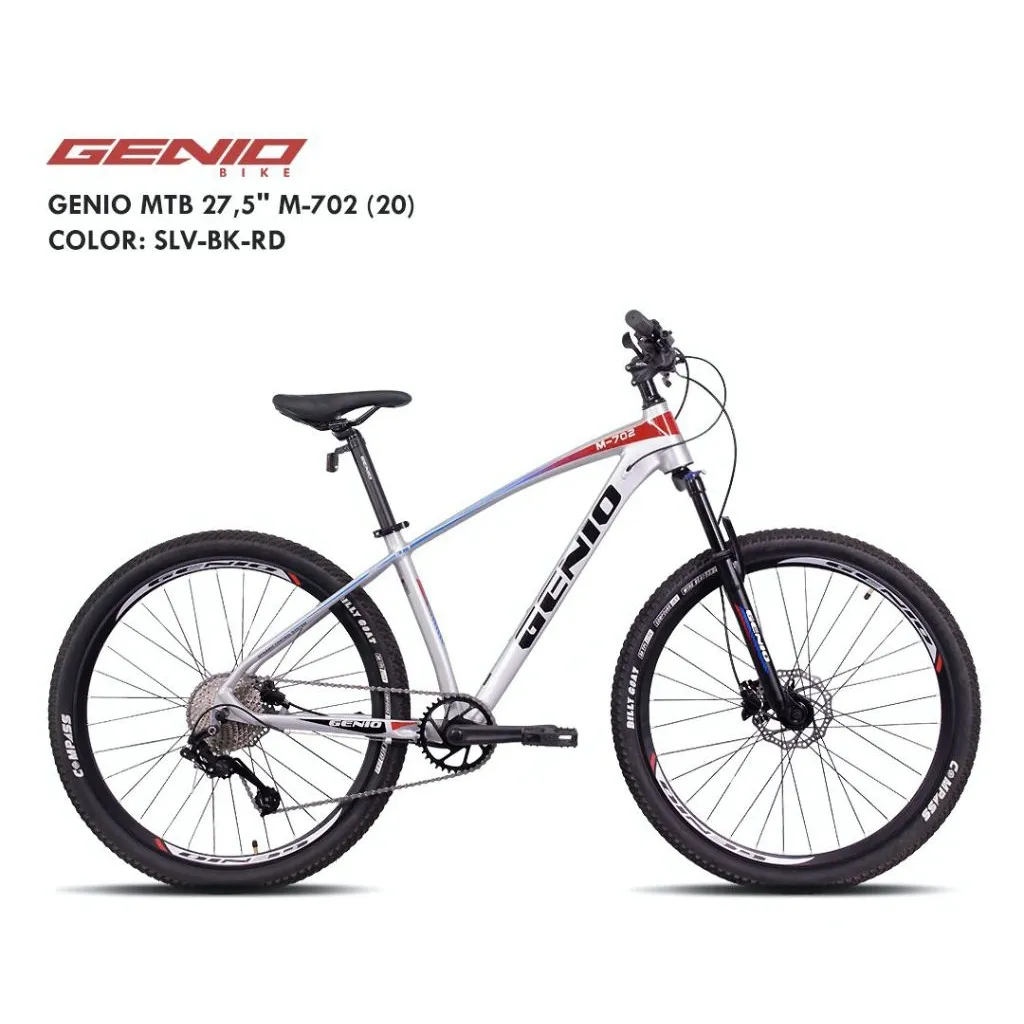 SEPEDA GUNUNG MTB 27.5 INCH GENIO M702 REM HYDRAULIC / GENIO M703 10 SPEED FRAME ALLOY