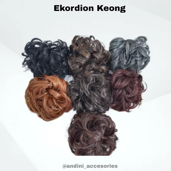 EKORDION KEONG/KEONG SINTESIS/Jepit Rambut Sintesis Modern