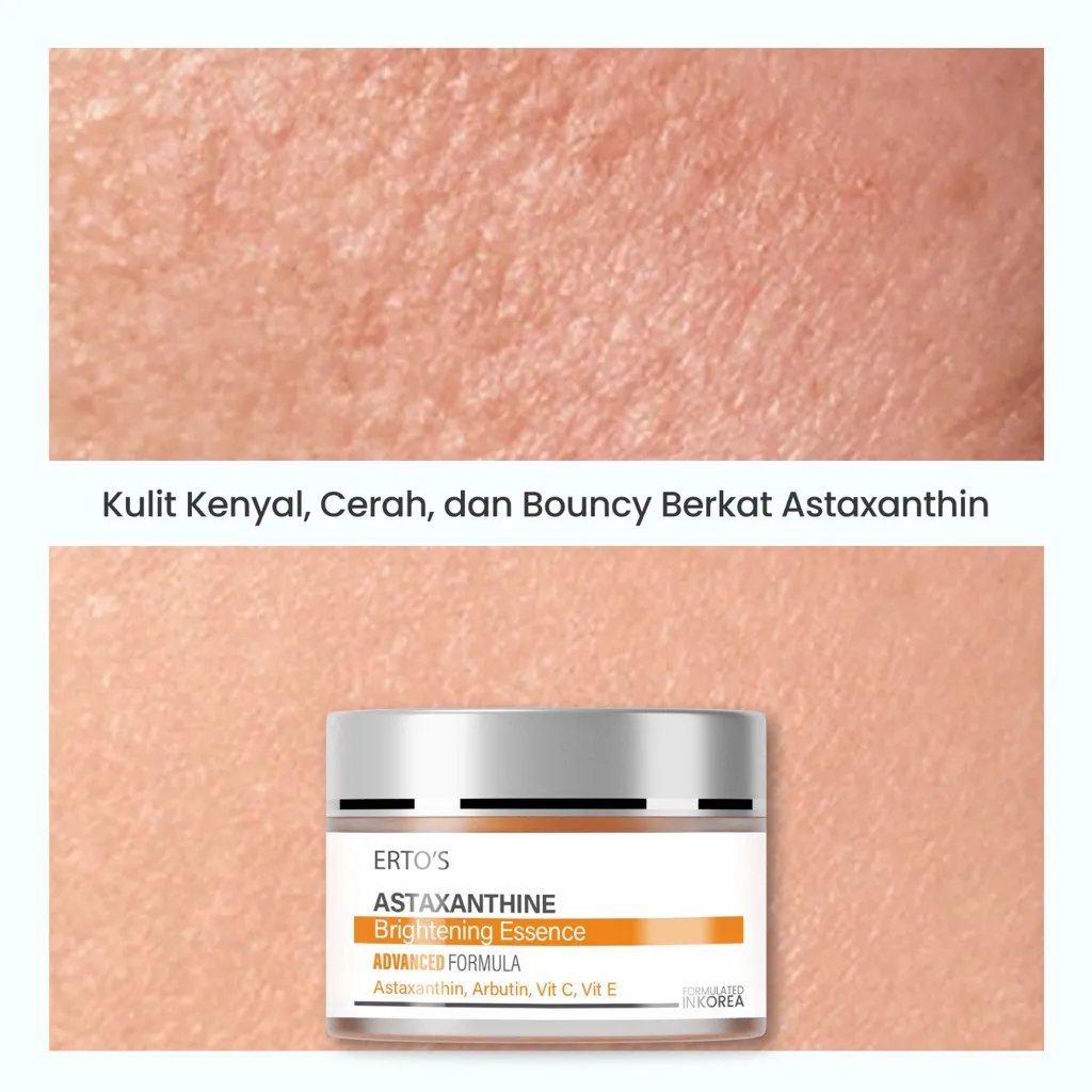ERTO'S Astaxanthine / Krim Siang / Krim Mencerahkan / Glowing / Brightening / Untuk Kulit Normal /