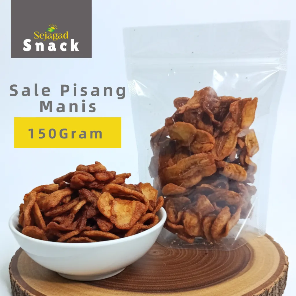 TheSehat Keripik Sale Pisang Manis Gurih Sale Gorang Kripik Pisang Manis 150gr