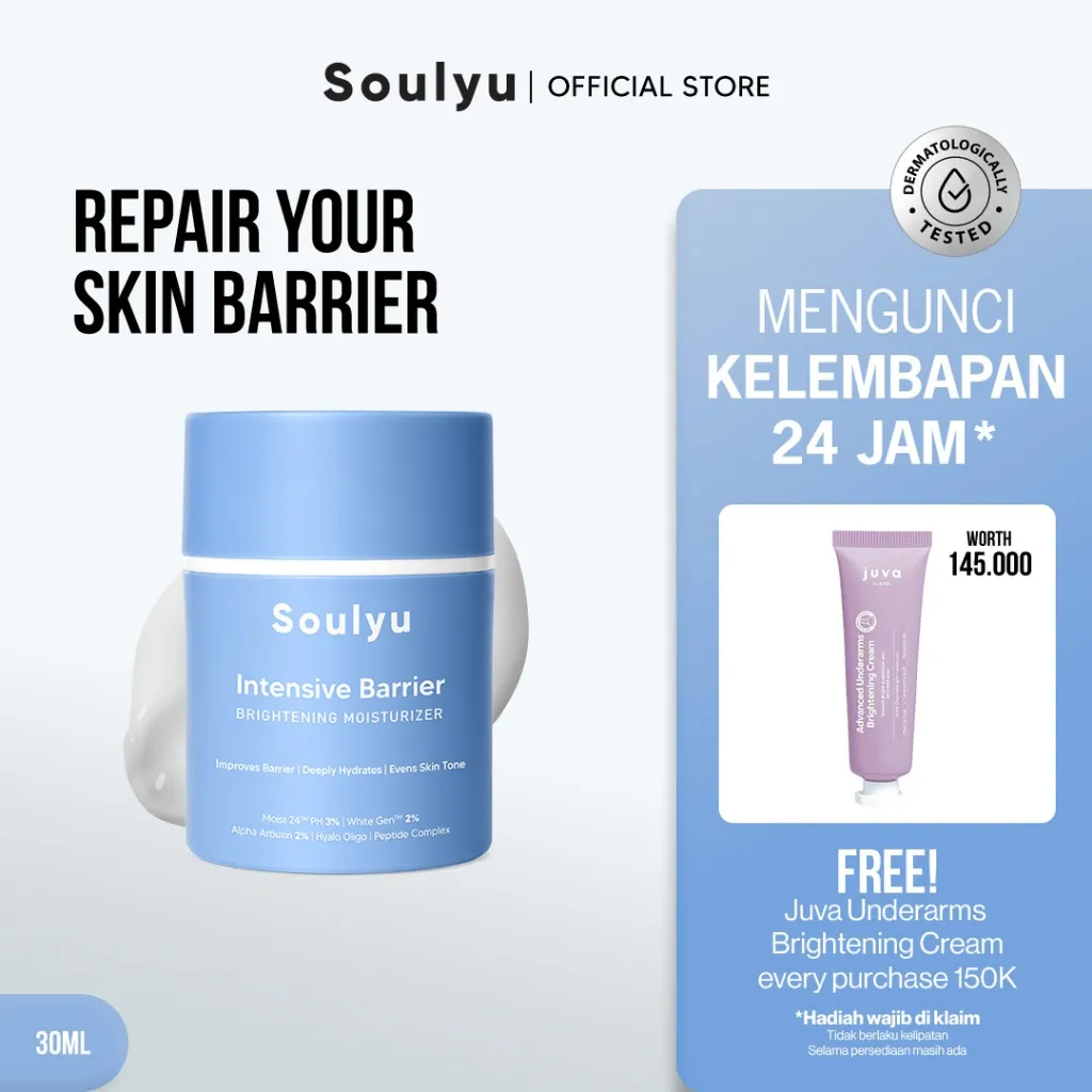 SOULYU Intensive Barrier Brightening Moisturizer 30 ml - Improving Total Skin Layer