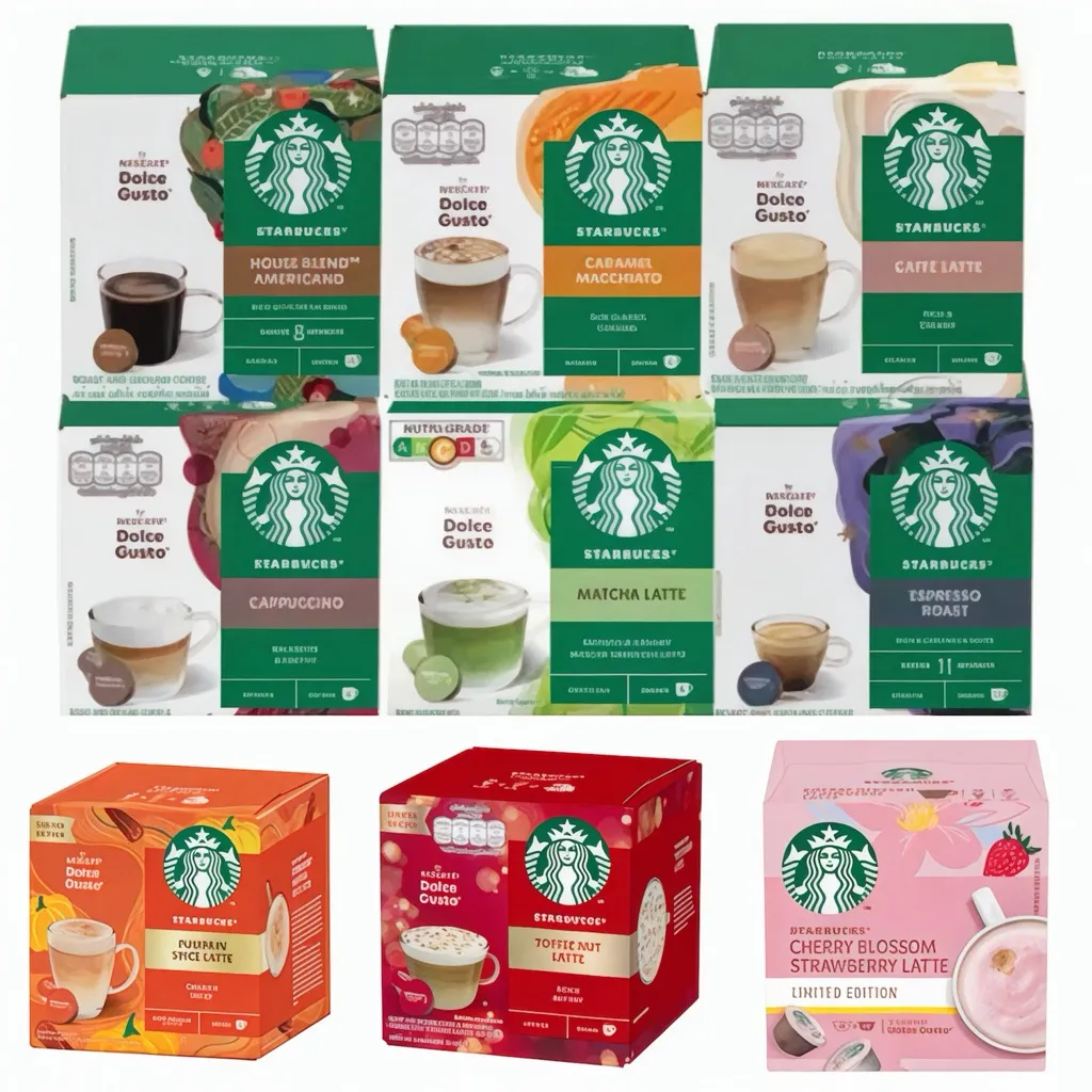 Nescafe Dolce Gusto NDG Starbucks Coffee Capsule