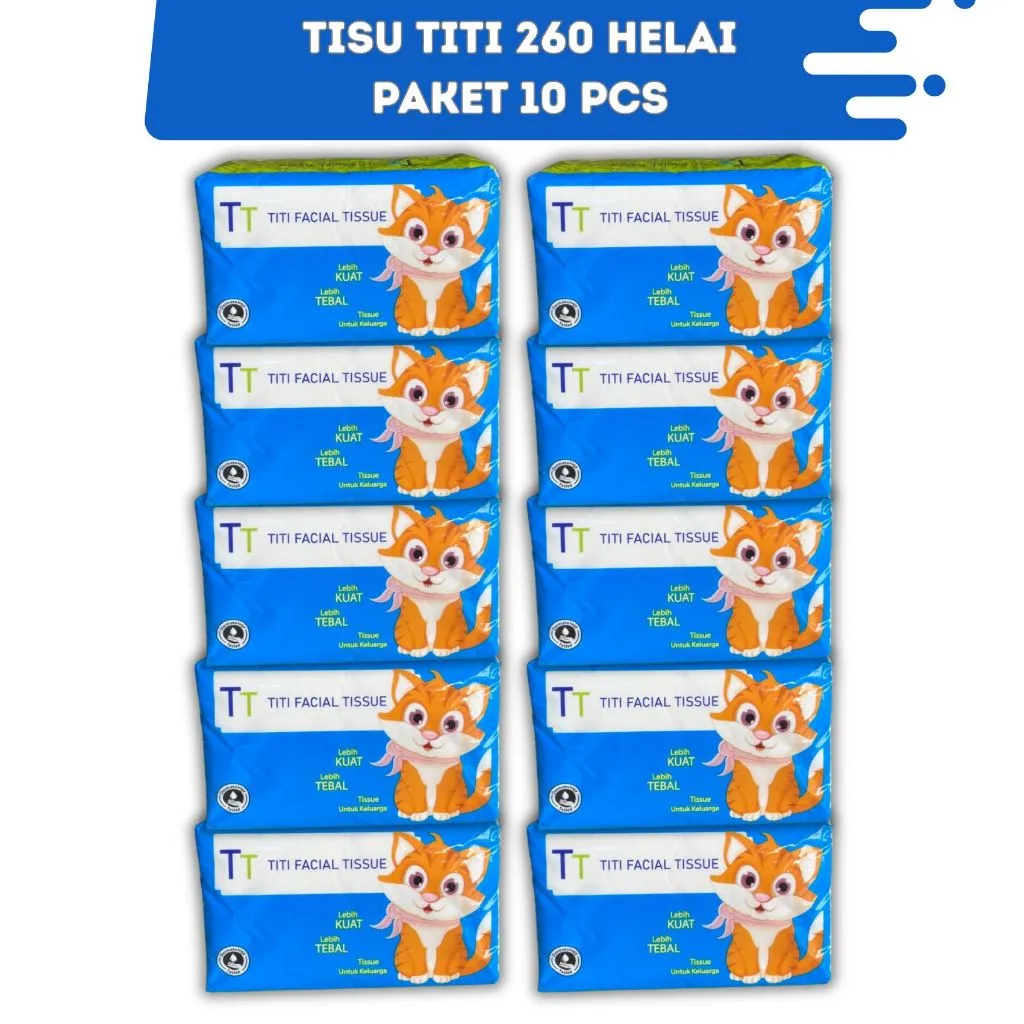 Tissue titi 260 helai paket 10 pcs