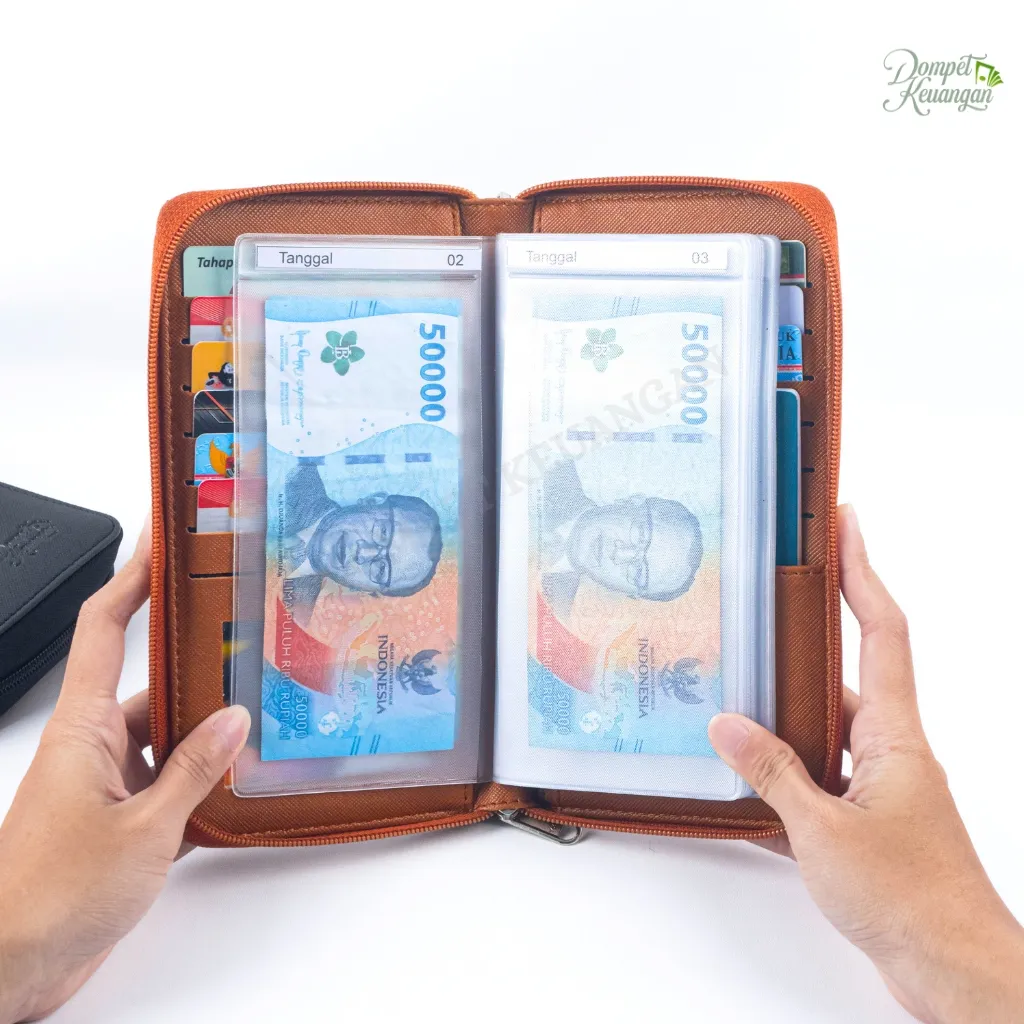 Dompet Keuangan - Dompet Disiplin Pengatur Keuangan Bulanan Multifungsi