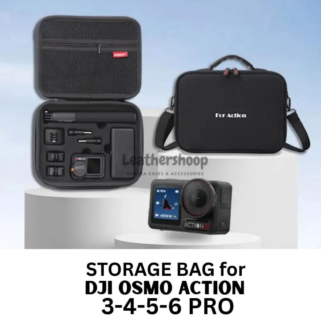 Tas Storage Box for DJI Osmo Action 3 / 4 / 5 Pro Action 6 – Hard Case Travel Kamera Aksi Anti Benturan