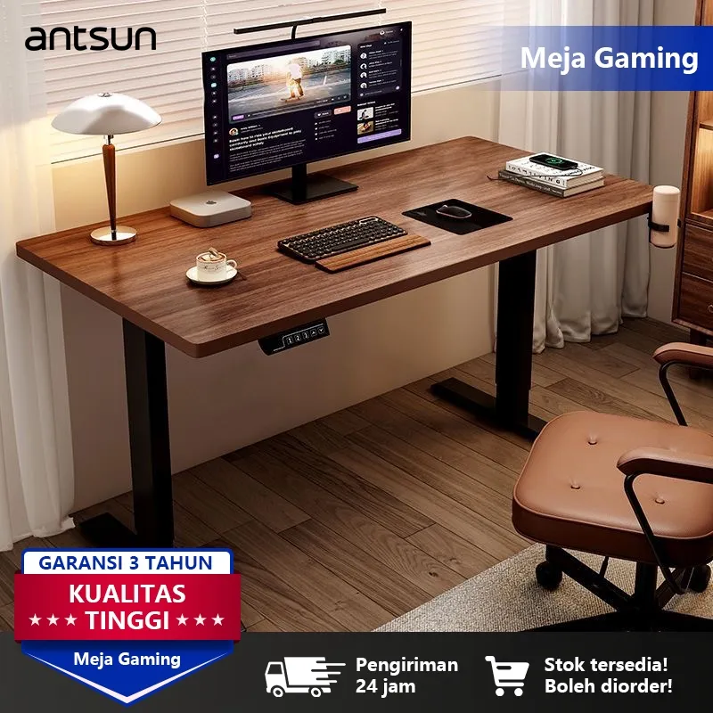 antsun-Meja Keria Elektrik Meja Gaming Meja Komputer Meja Kantor Gaming Adjustable Standing Desk
