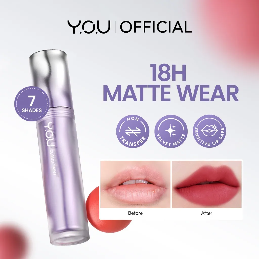 YOU Cloud Paint Matte Lasting Lip Cream Lip Matte
