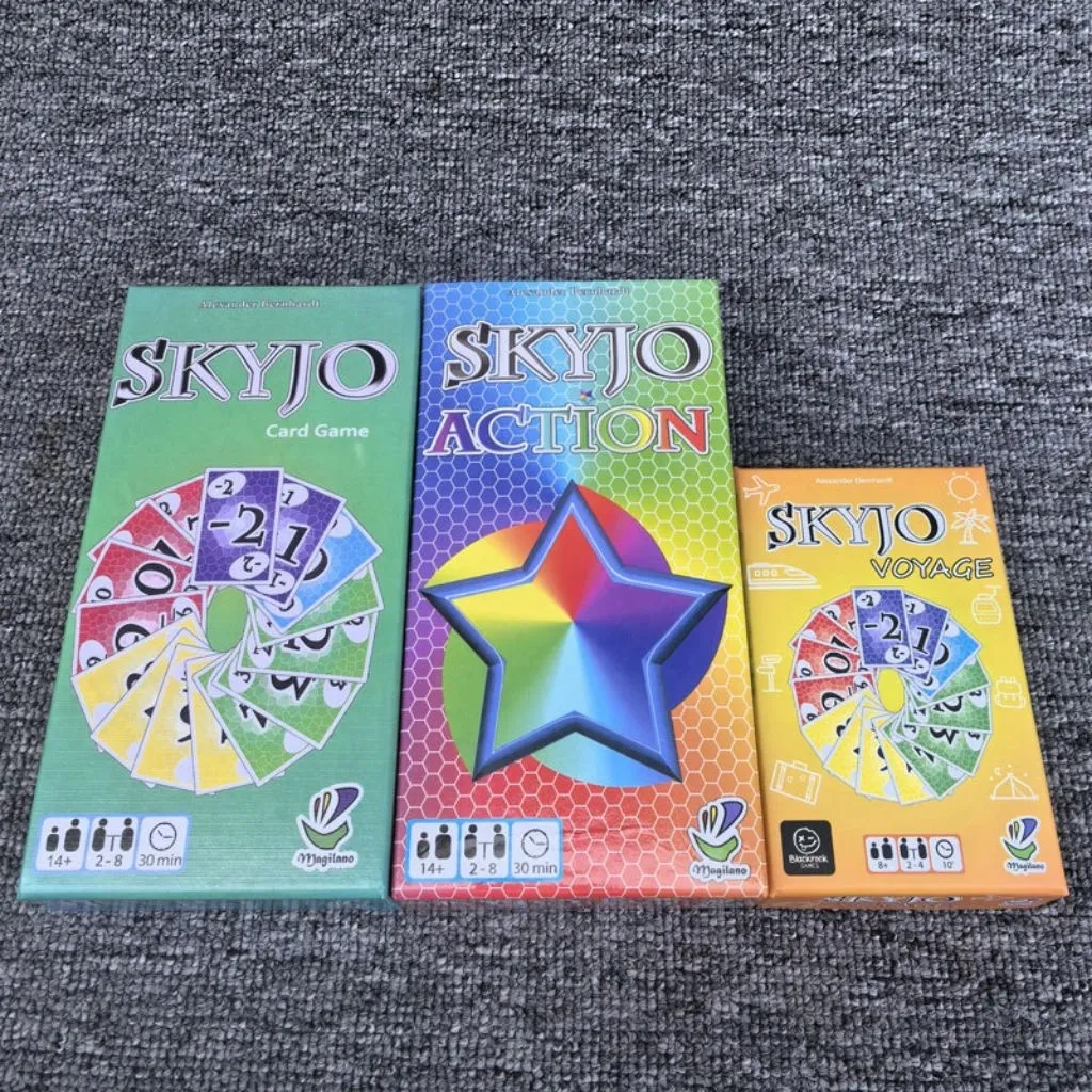 Skyjo Game Board Skyjo Action Game Board