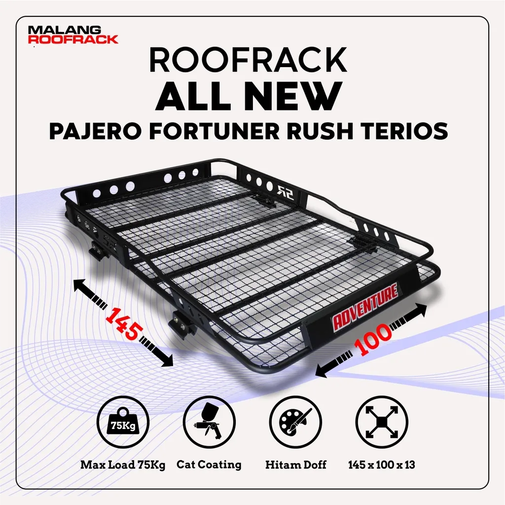 Rak Atas Mobil Rak Mobil Roof Rack Khusus Buat Mobil All New PAJERO FORTUNER TERIOS RUSH