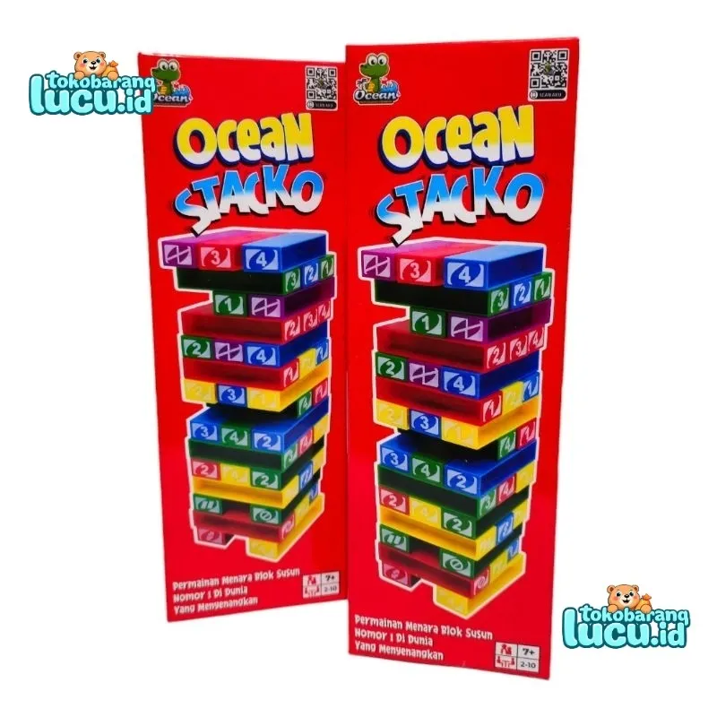 Mainan Stacko Balok Susun Board Game