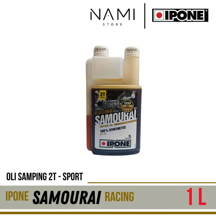 IPONE SAMOURAI RACING 2T (1L) - Oli samping / mesin motor 2T - Original