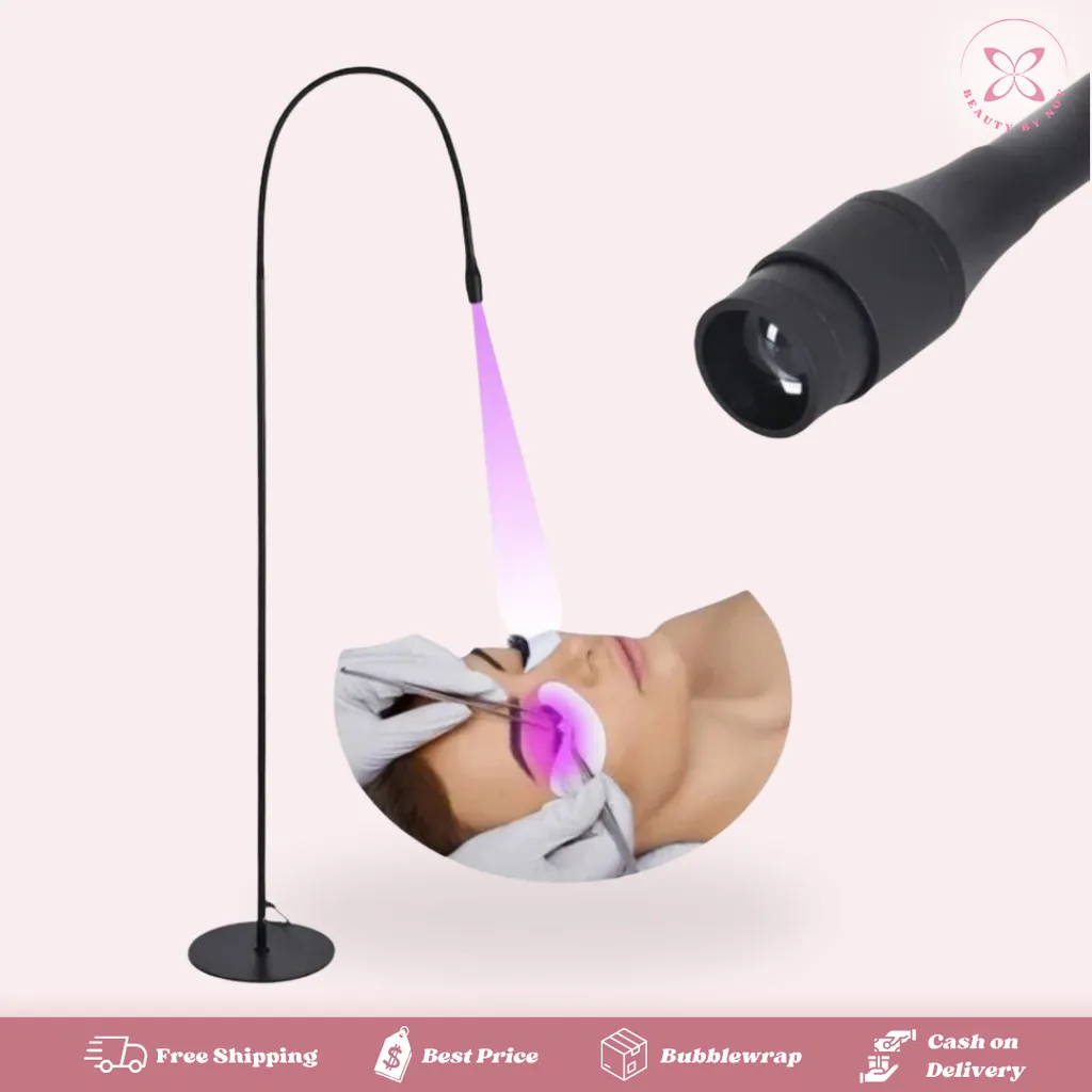 BeautyByNov - Lampu LED Eyelash Extension 10 Watt untuk Curing Glue dan Pengering Lem Cepat