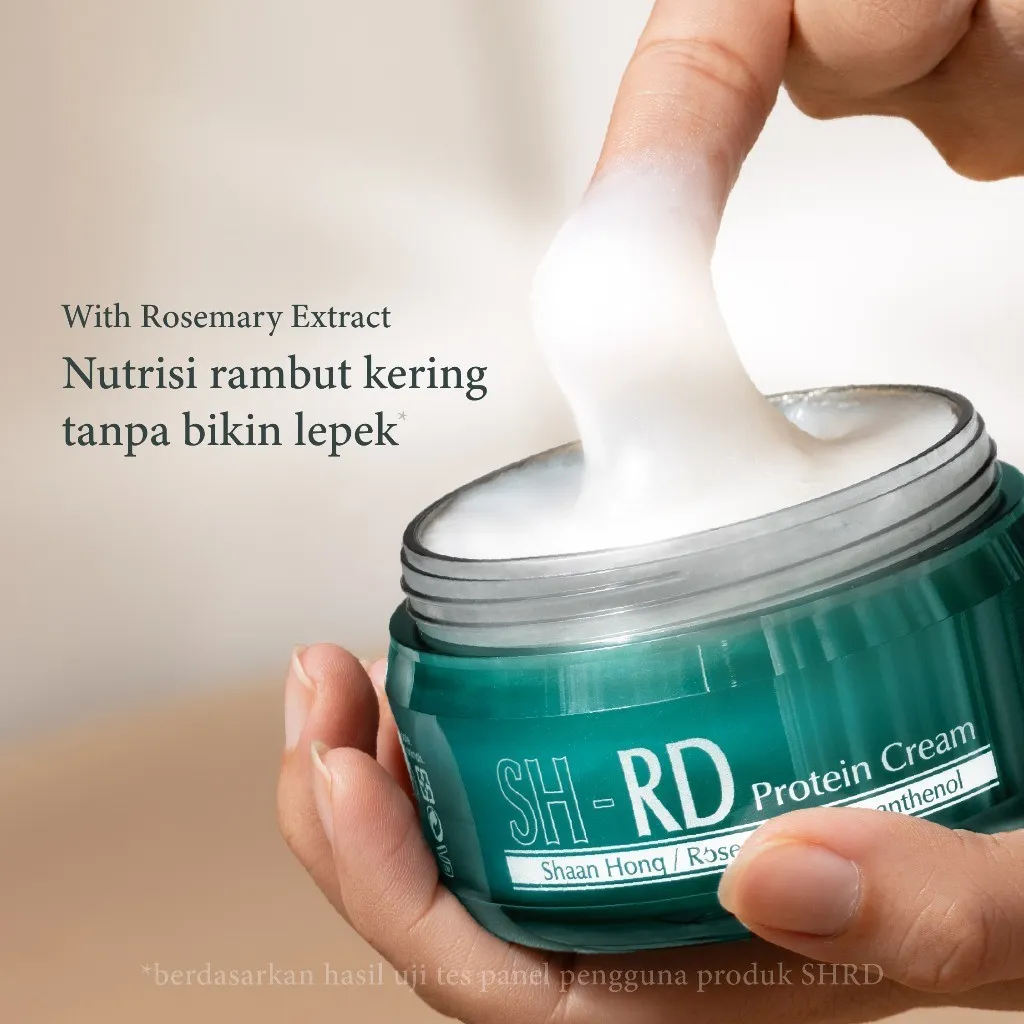 SHRD Protein Cream [50ml - 80ml]| Moisturizer & Vitamin Rambut | Hair Care Rambut Ngembang, Kering & Kusut
