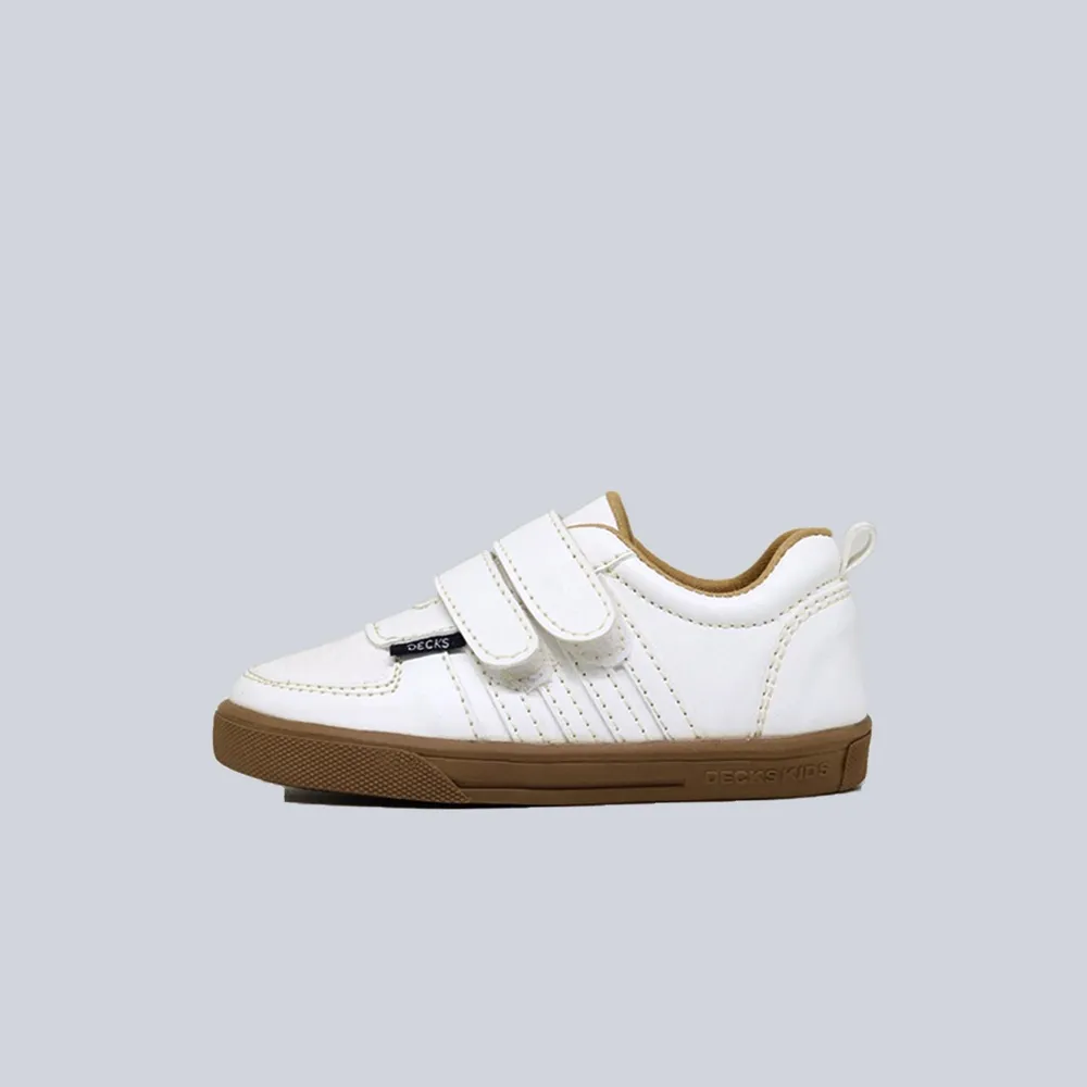 DECKS KIDS SEPATU ANAK ULTRA PUTIH SOL COKLAT KEREN LUCU TRENDY