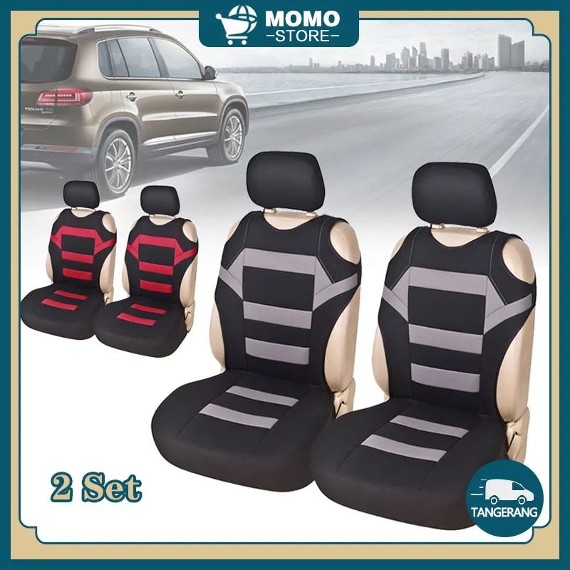Cover Pelindung Jok Depan Mobil Bahan Polyester/Sarung Jok Kursi Mobil