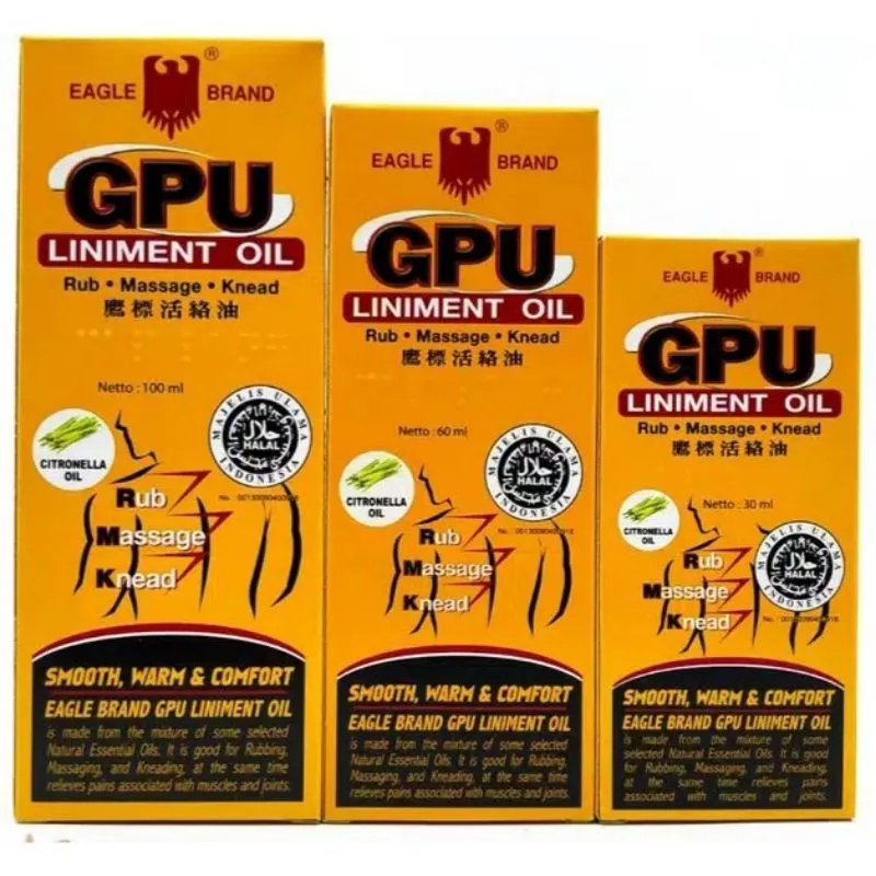 MINYAK GOSOK GPU ALL VARIANT 100% ORIGINAL