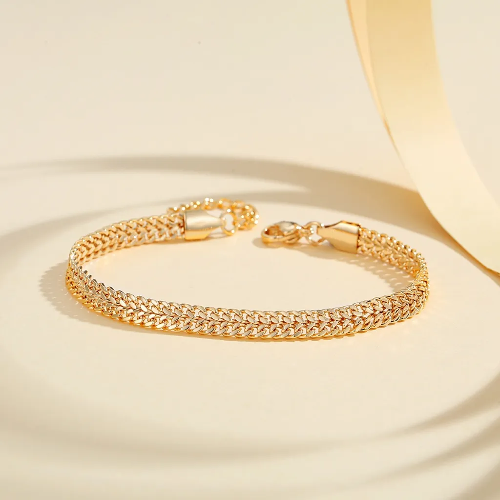 Lanme Jewelry Gelang Tangan Rantai Titanium Anti Karat Murah Fashion Aksesoris Adjustable LM328