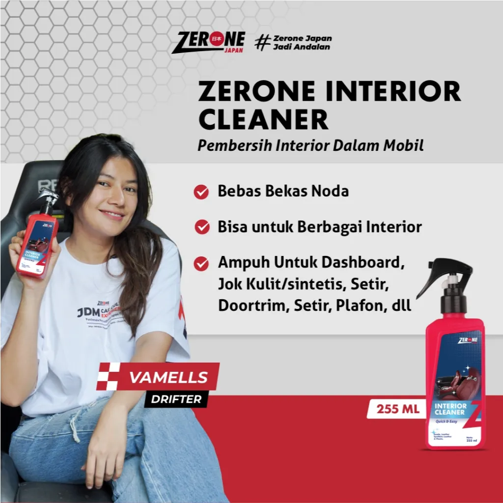 Zerone Interior Cleaner Pembersih Plavon Dashboard