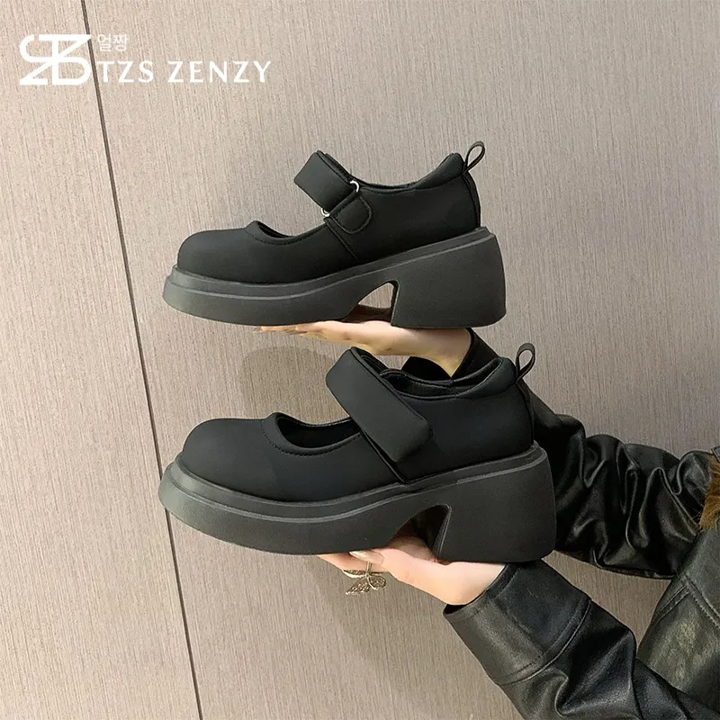 TZS Zenzy Seoah Heels - Platform Heels - Heels Wanita - High Heels Cewek - Sepatu Heels - Docmart