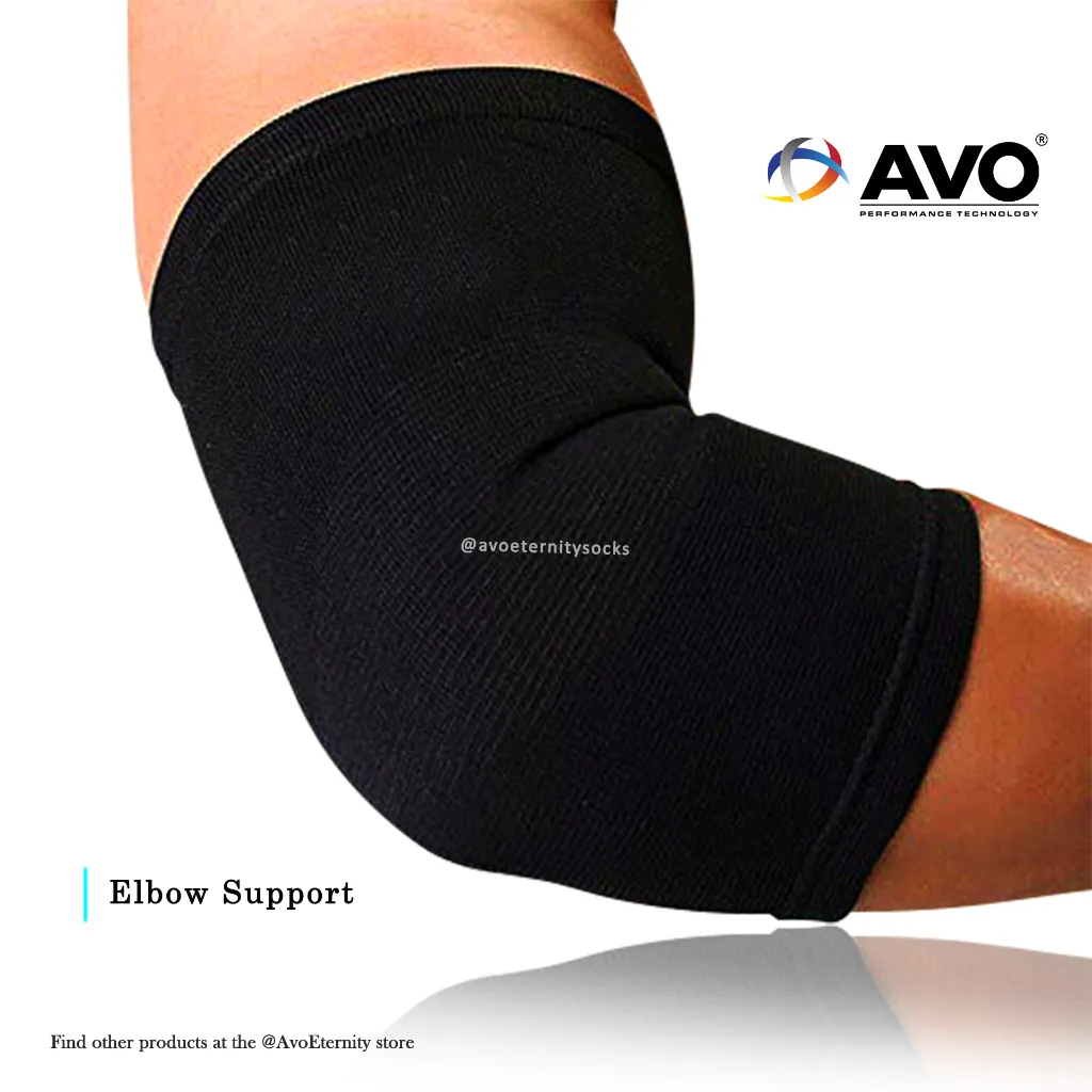 Deker Pelindung Siku Lengan Tangan Elbow Support AVO Protector Brace Wannafit Elastic