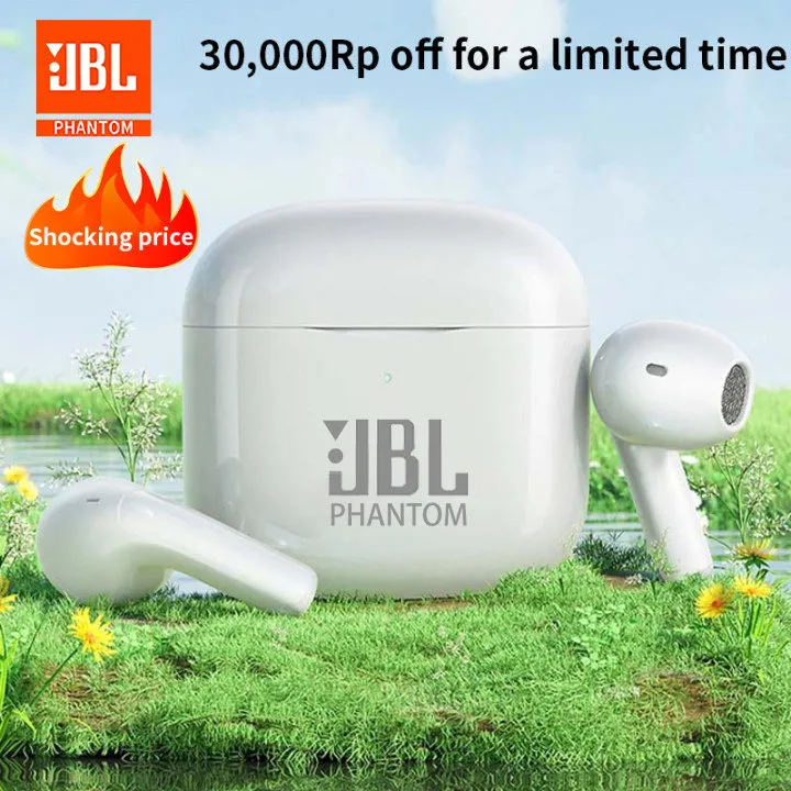 Earphone  Asli Bluetooth Nirkabel 5.3 TWS Headset Bluetooth Kontrol Sentuh Earbud Olahraga Headphones Gaming HIFI Tahan Air untuk Android dan iOS