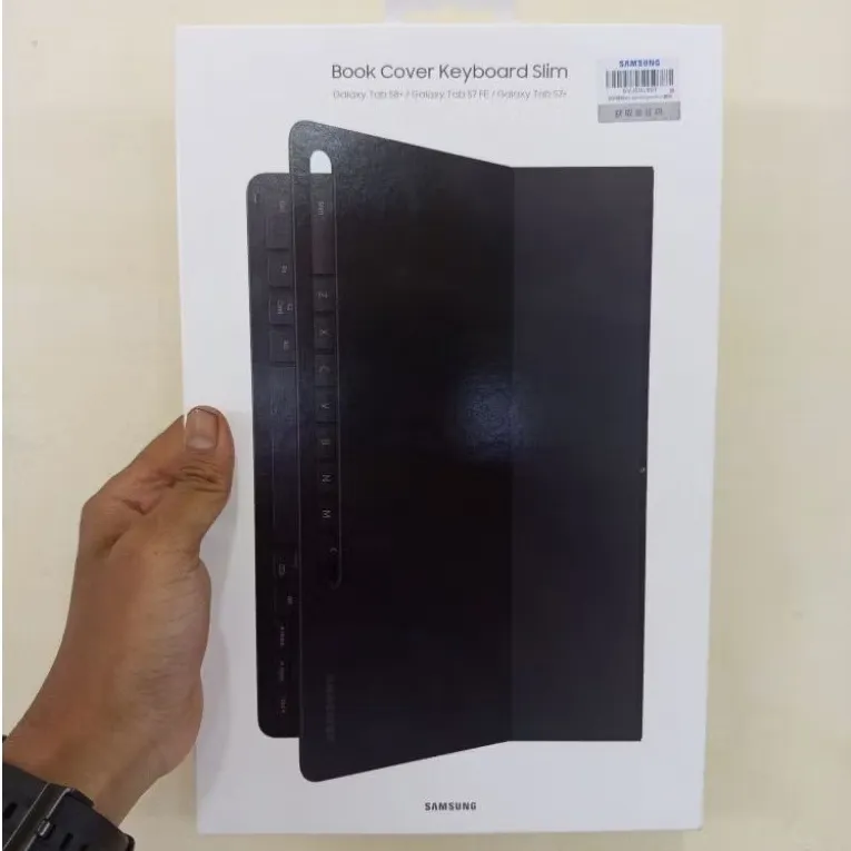 Bookcover Keyboard Samsung Galaxy Tab S7+ S8+ S7Fe Slim Ori