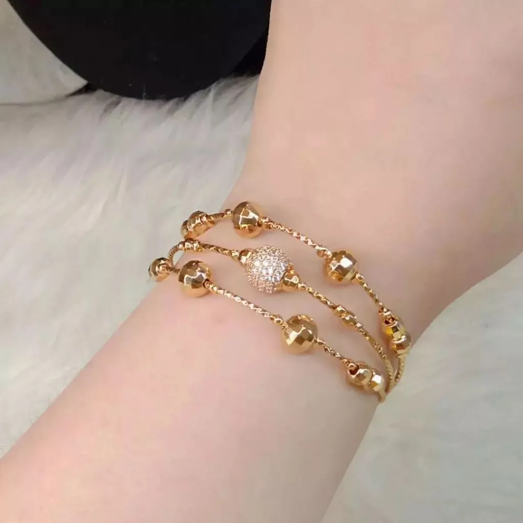 La Vienne - Amira I - Gelang Titanium Wanita Anti Karat - Perhiasan Bangle Perempuan Mewah dan Elegan