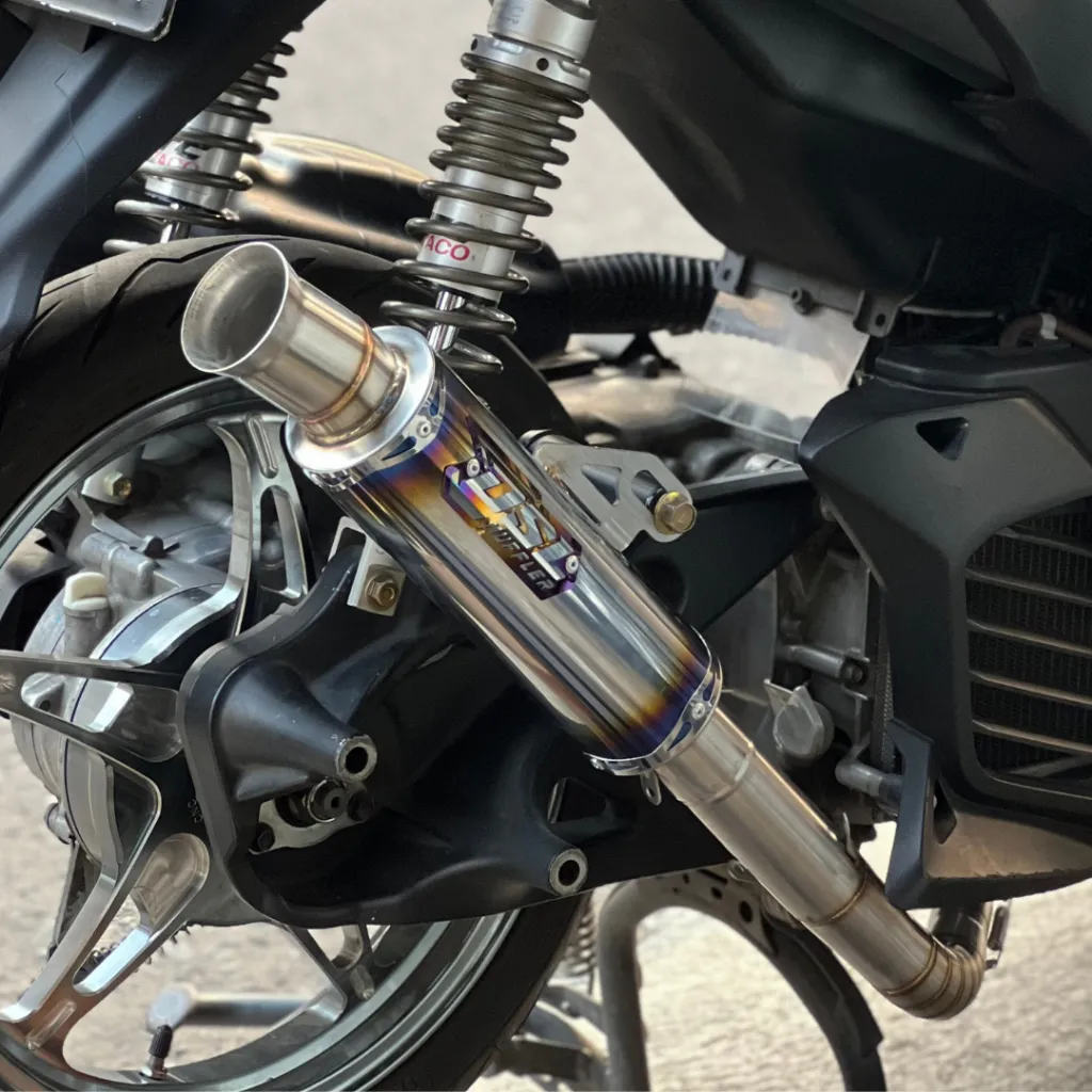 DSL Muffler - Knalpot Salemba Blue Edition Ceklis Jungstyle Original DSL Muffler PNP Aerox Vario Nmx