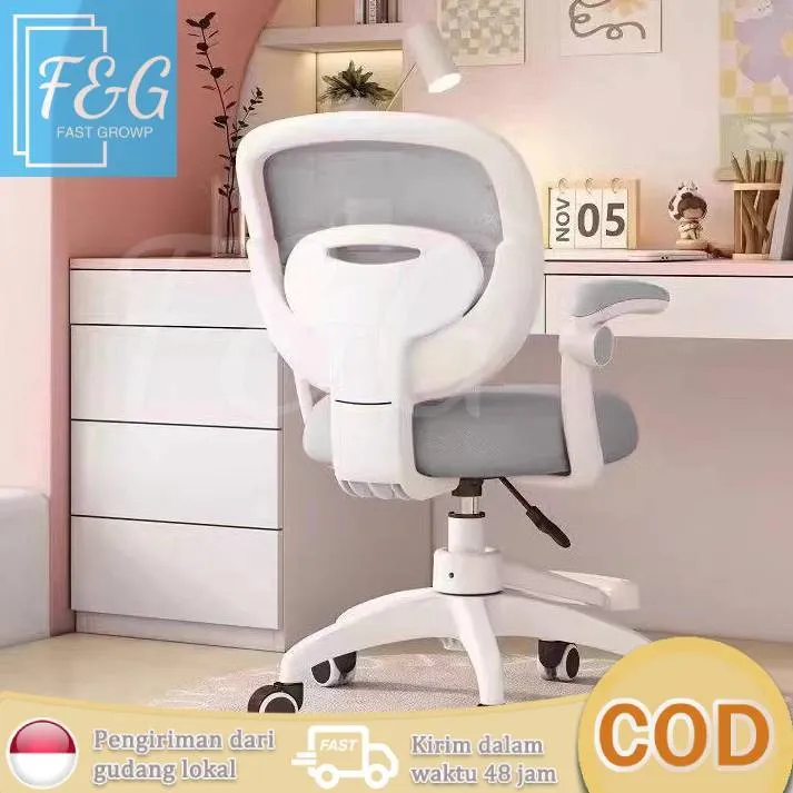 [F&G] Kursi Belajar Anak Adjustable Tinggi - Kursi Anak Nyaman dengan Pengatur Tinggi Kaki, Ergonomis & Aman untuk Sekolah/Rumah - Cocok Usia 3-12 Tahun