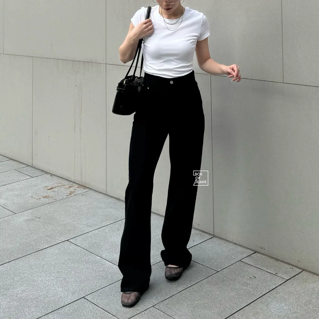 Boxofjeans - LEA Highwaist Baggy Jeans - BLACK