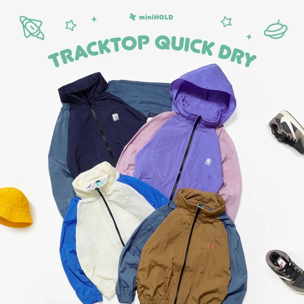 MINIHOLD Tracktop Quick Dry Jacket Parasut Dusky Crincle Anak Usia 1-12 tahun