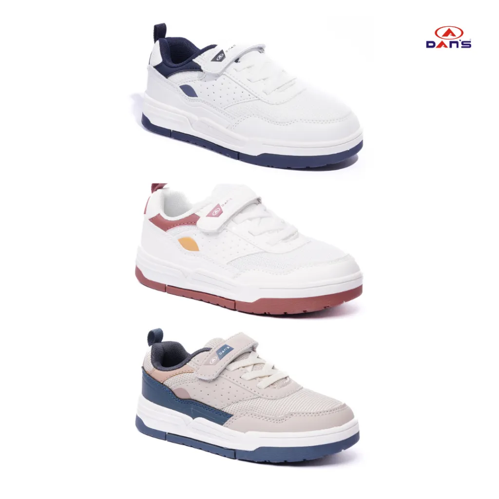DANS - Sepatu Anak Laki-Laki - Damoda (SD) | Sneakers dengan Sol Empuk & Ringan | Stylish & Trendy