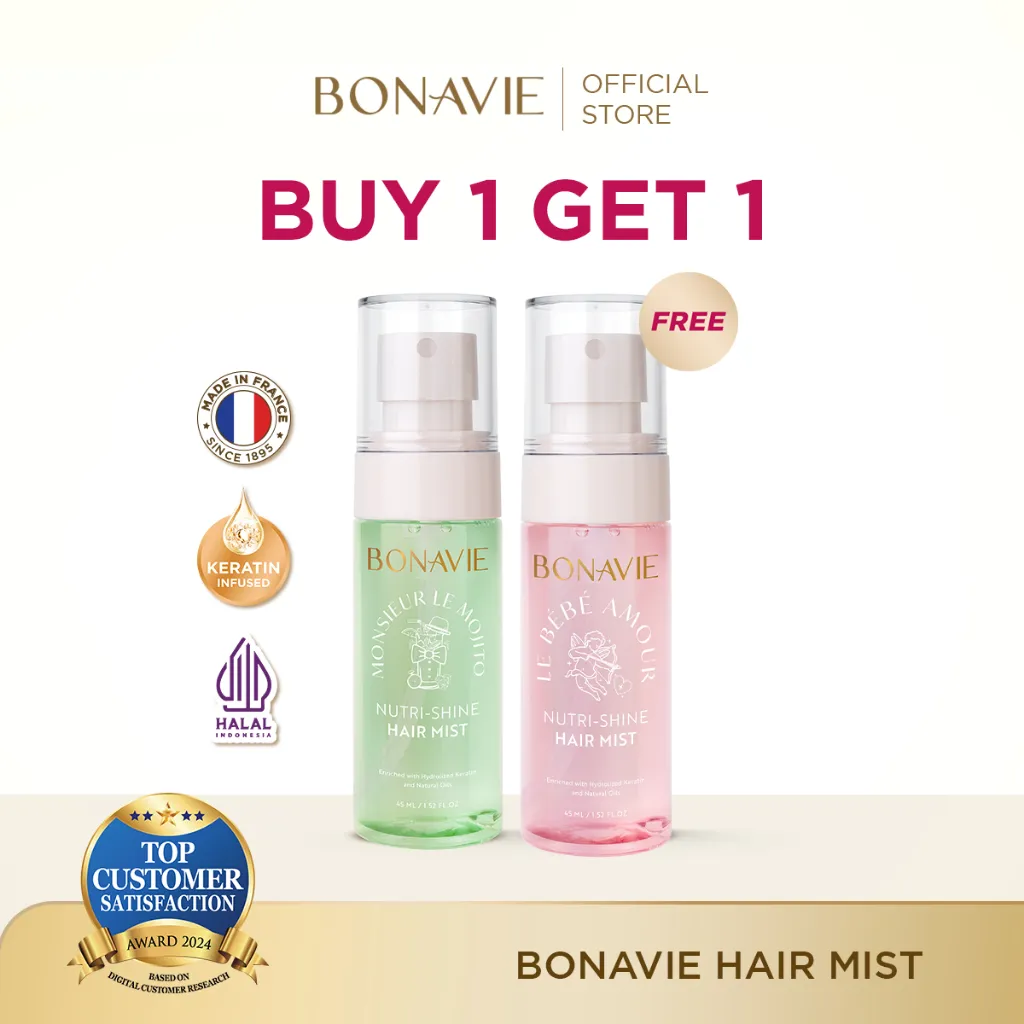 [BUY 1 GET 1 FREE] Bonavie Nutri-Shine Hair Mist 45 ml