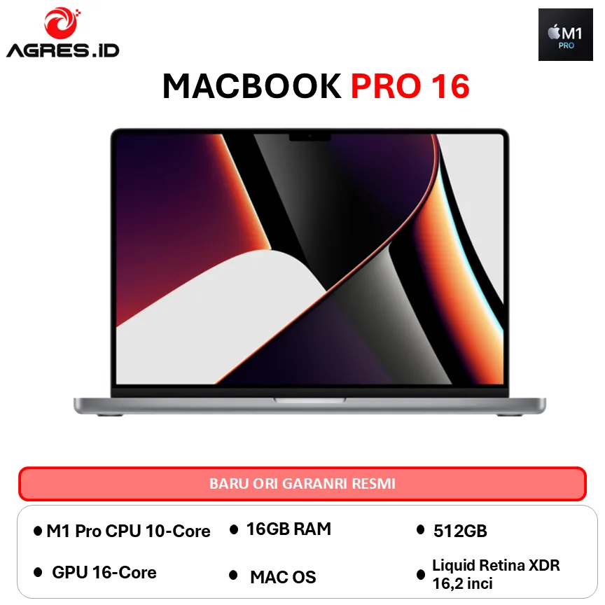 MACBOOK PRO 16 M1 PRO 16GB 512GB