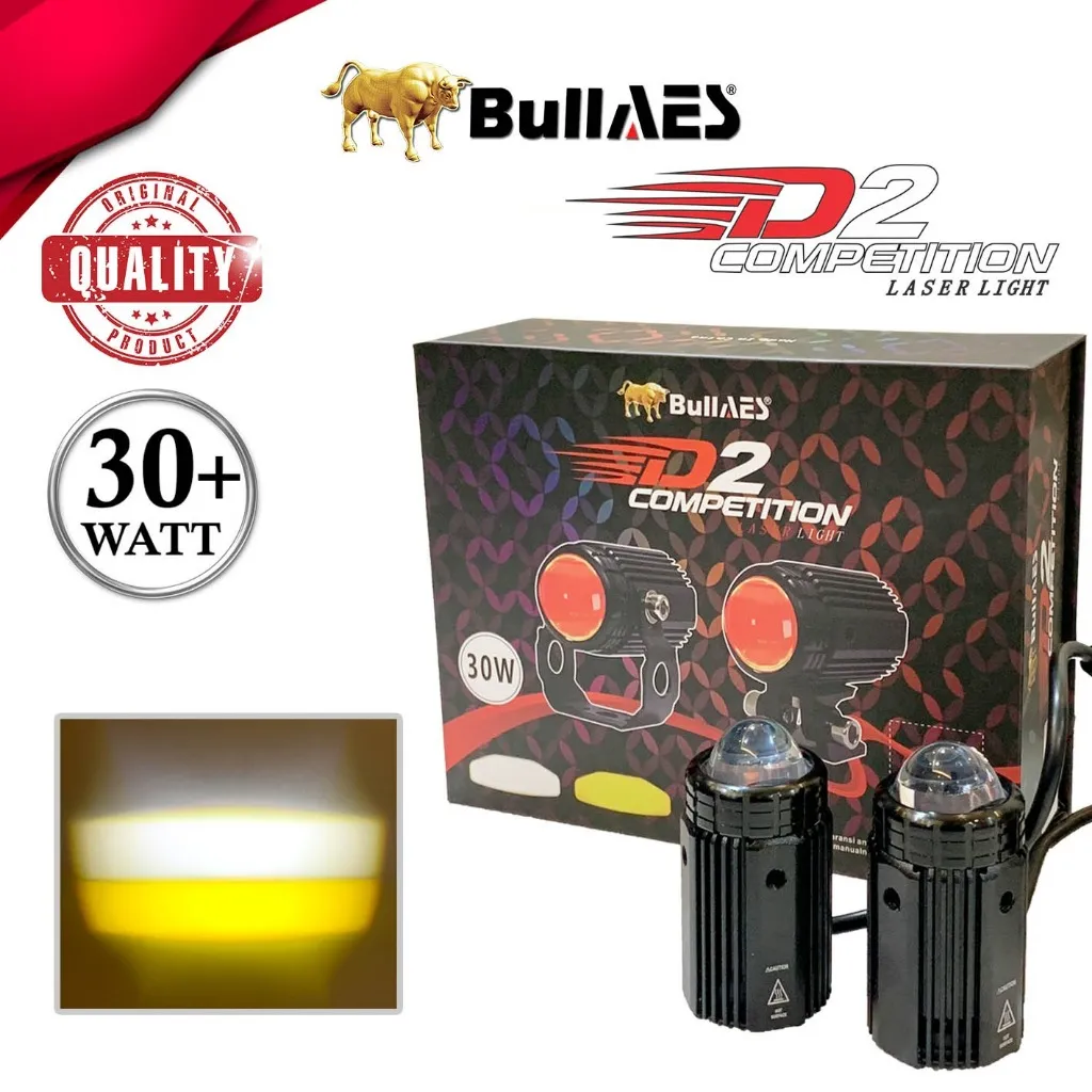 Lampu Tembak D2 Laser Competition 30 Watt BULLAES