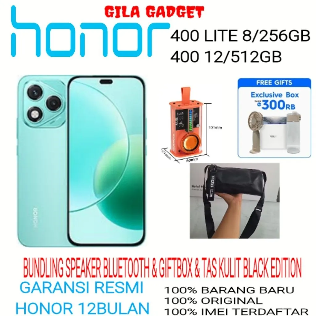 HONOR 400 5G & 400 LITE 5G RAM 12/512GB + 8/256GB GARANSI RESMI