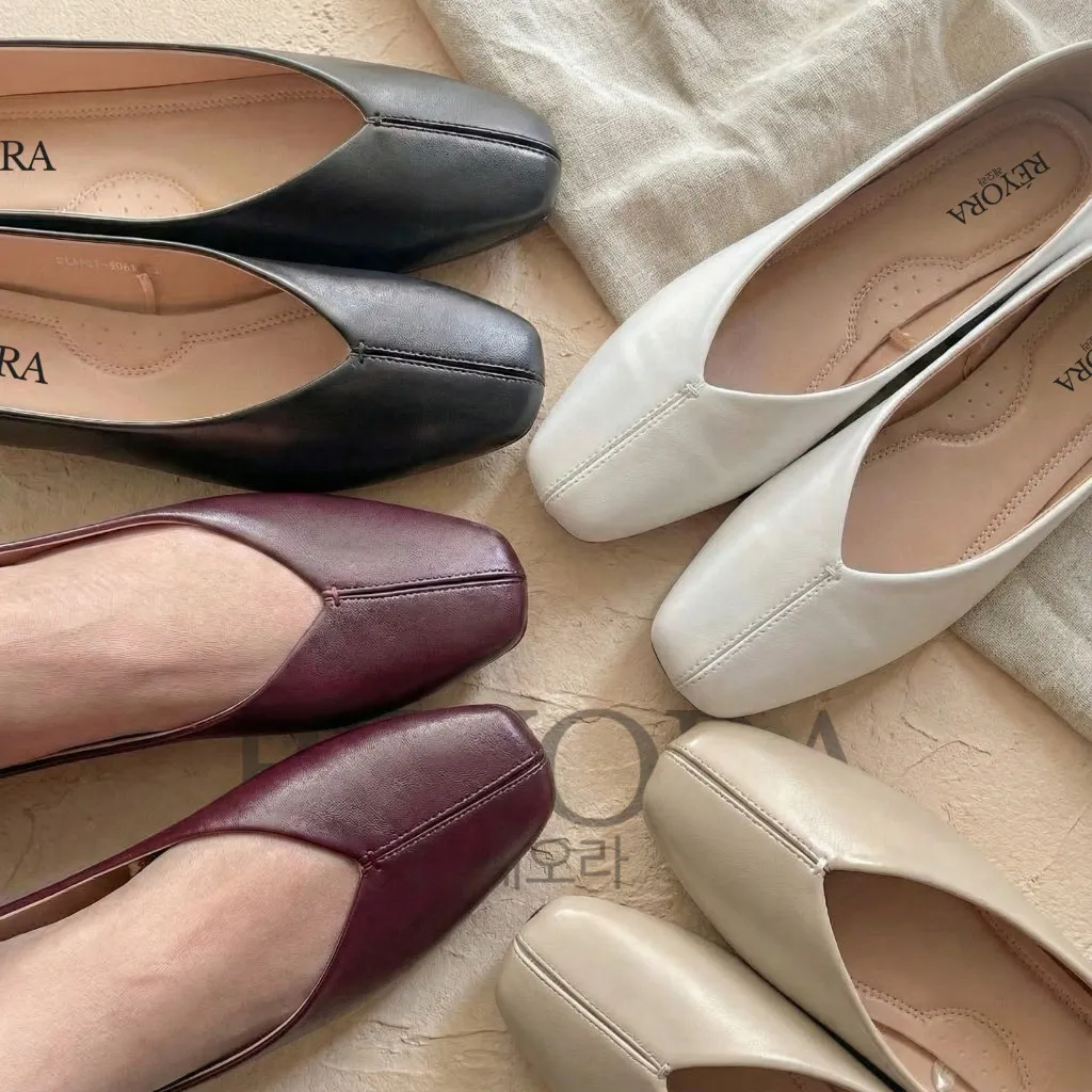 RÈYORA Sepatu Flatshoes Wanita Korea Terbaru NAGITA