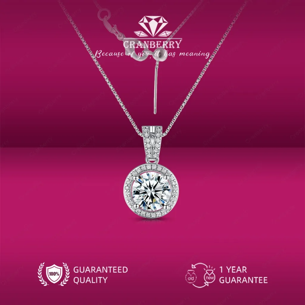 Kalung Wanita Necklace Giwang  Wedding Terbaru Asli Tusuk Cranberry Jewelry High Quality Grade  5A Import    Anti Karat Luntur Berubah Garansi 1 Tahun N03
