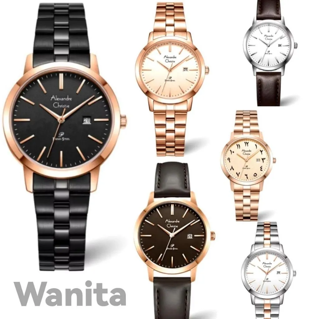AC1007 JAM TANGAN WANITA RANTAI & KULIT ALEXANDRE CHRISTIE AC 1008 ORIGINAL AC PRIMO 1007 1008 1011 1012 1014 1017 1008 1034 1035 1036 1037 1019 1025 1028 1015 1029  1031 1032 1039 1038 1036 1026 1017 AC1024 Ac1040