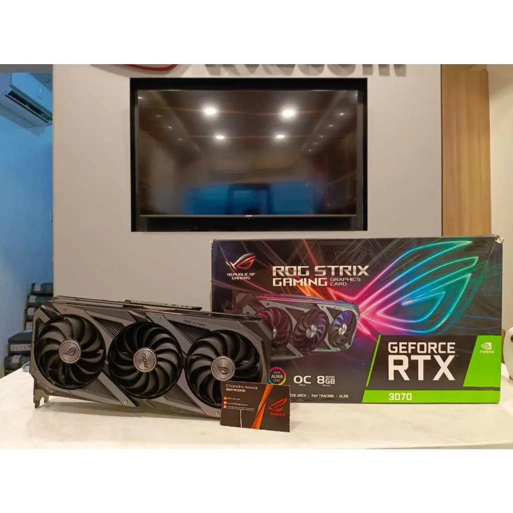 VGA NVIDIA GEFORCE ASUS / COLORFUL / GAINWARD / GALAX / GIGABYTE / INNO3D / MSI / PALIT / PNY / ZOTAC / RTX 3070 / RTX 3070Ti DDR6 GPU CARD RTX3070 Ti - Second 2ND