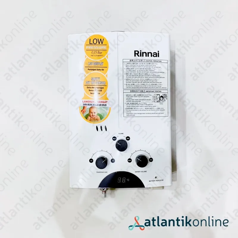 WATER HEATER GAS instant pemanas air 5 Liter/menit RINNAI REU-5CFC ***** REU 5CFC REU 5 CFC REU5CFC