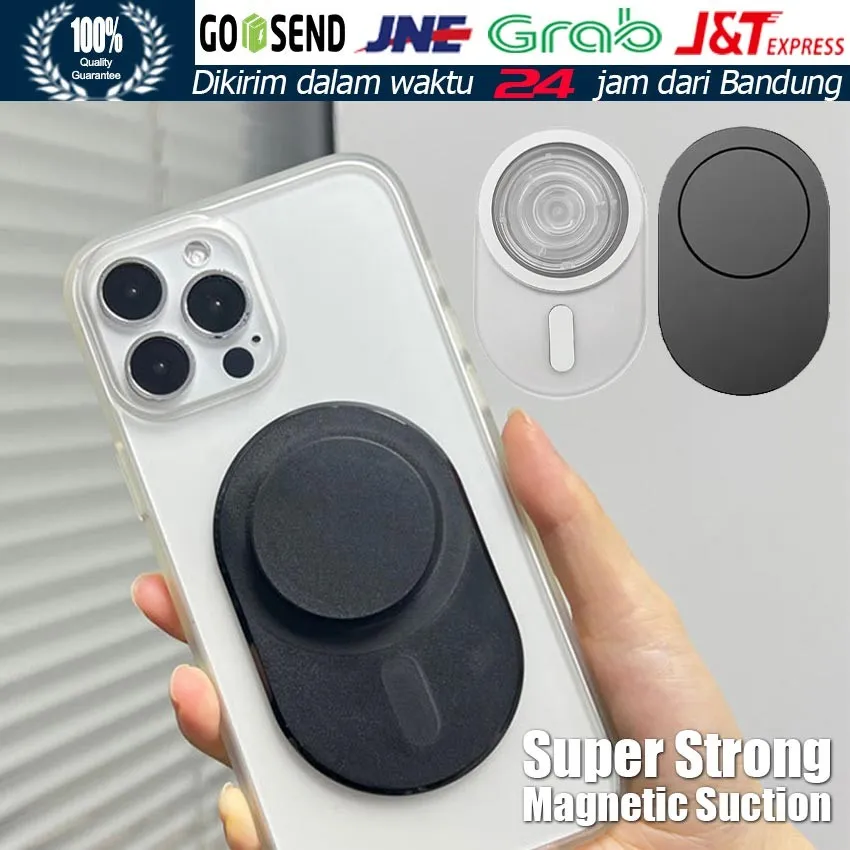 Magsafe Popsocket For Hp Iphone Universal Transparan Bundar