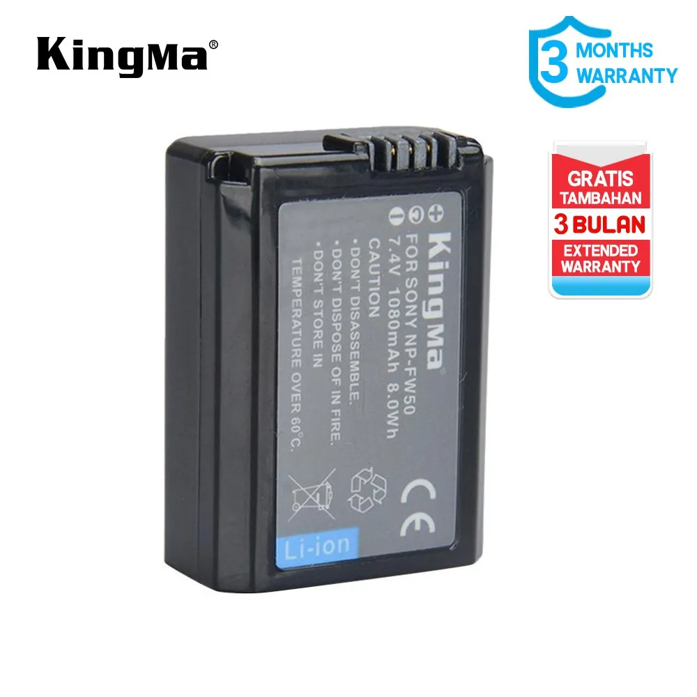 KINGMA Battery for Sony NP-FW50