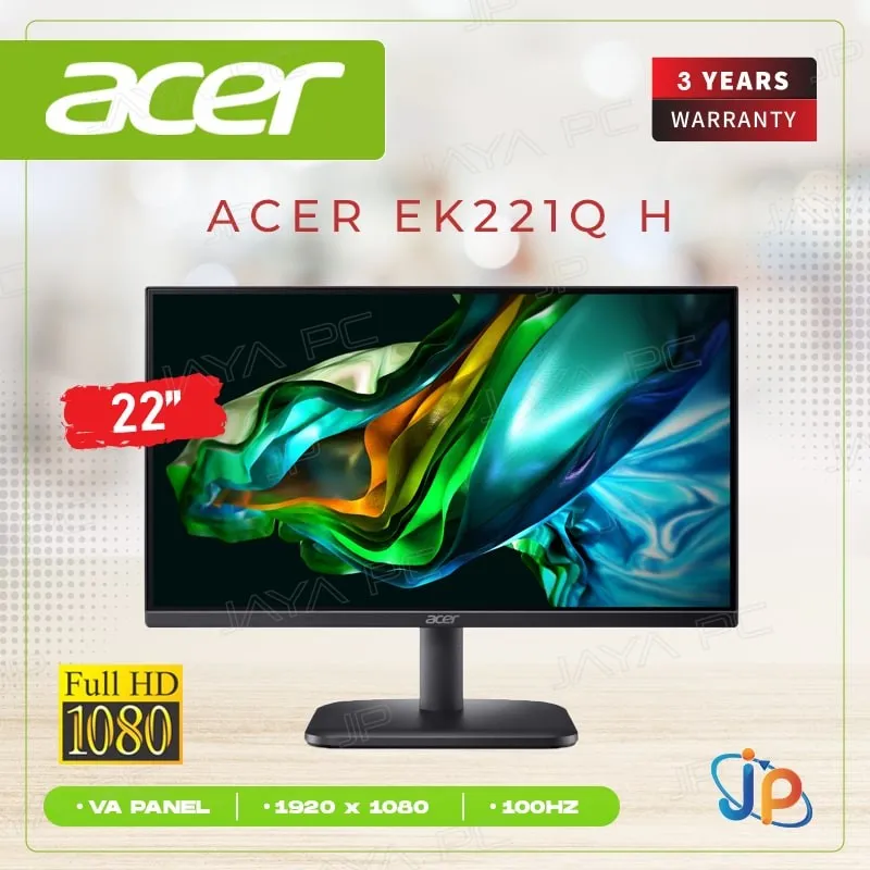 Monitor Acer LED EK221QH - Full HD 22" Inch