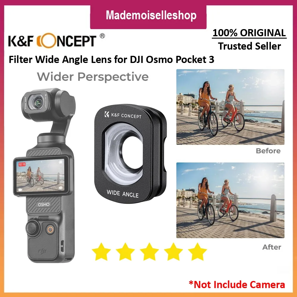 KNF CONCEPT Filter DJI Osmo Pocket 3 - Magnetic Wide Angle Lens